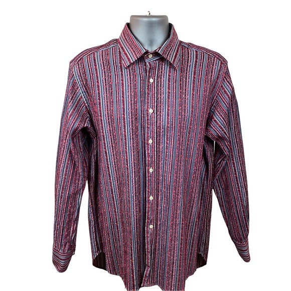ETRO Made in Italy Oxford Shirt NOT XXL -fits Mens med w/relax fit/Lg slim fit. - Picture 1 of 8